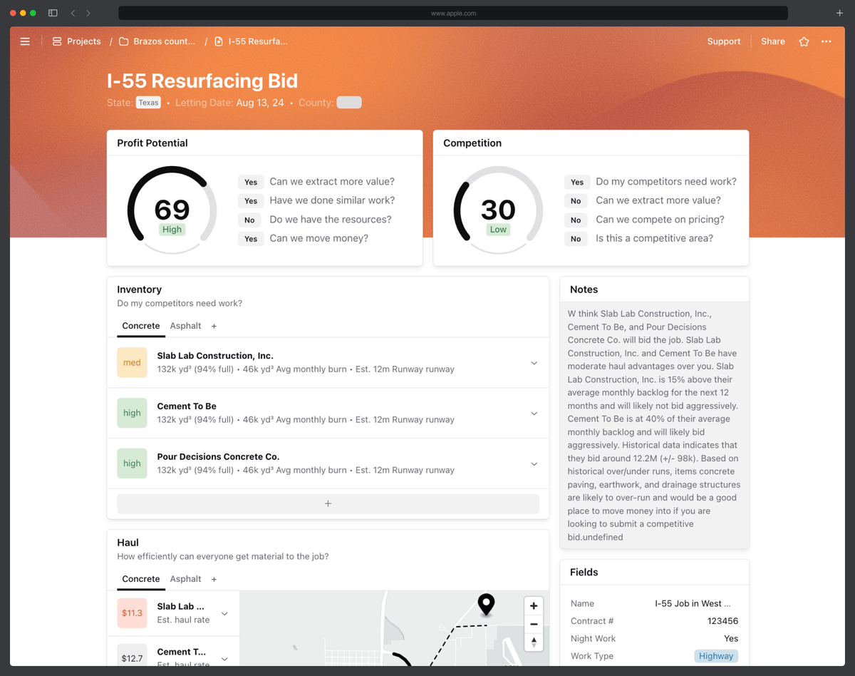 Bidlo report example